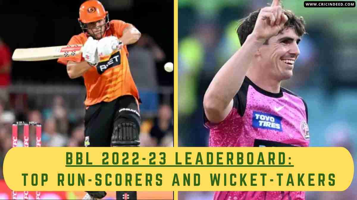 BBL 2022/23: Most Runs, Most Wickets, and Team Stats