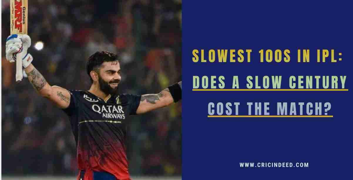 Slowest Centuries in IPL
