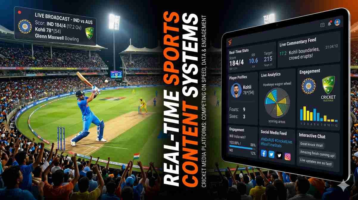 Real-Time Sports Content Systems: How Cricket Media Platforms Compete on Speed, Data, and Engagement