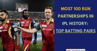 Most Century Partnerships in IPL