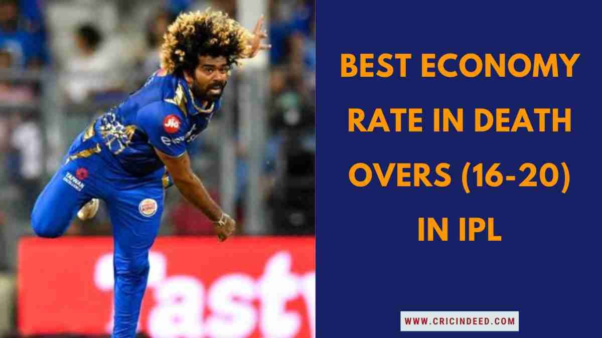 Best Economy Rate in Death Overs in IPL
