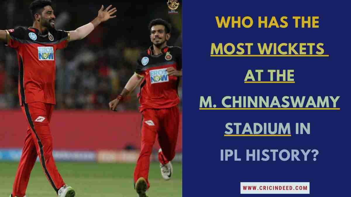 Most Wickets at M. Chinnaswamy Stadium in IPL