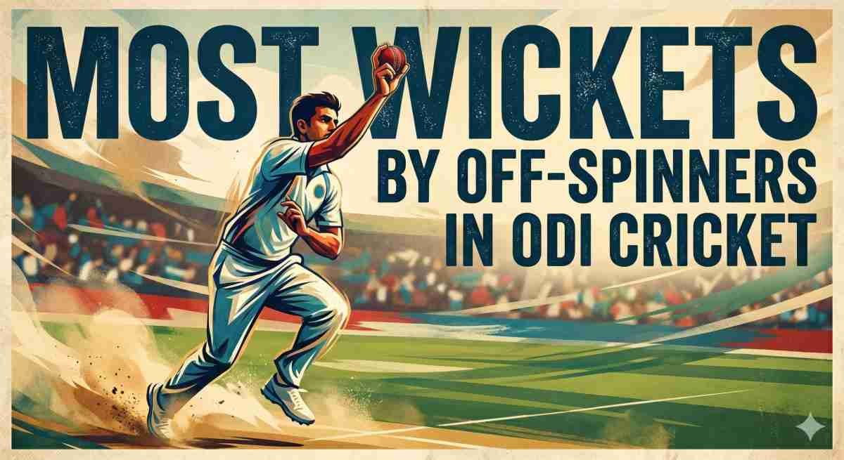 Most Wickets by Off Spinners in ODI