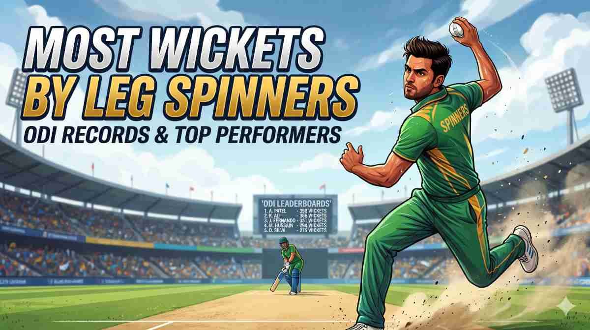 Most Wickets by Leg Spinners in ODI