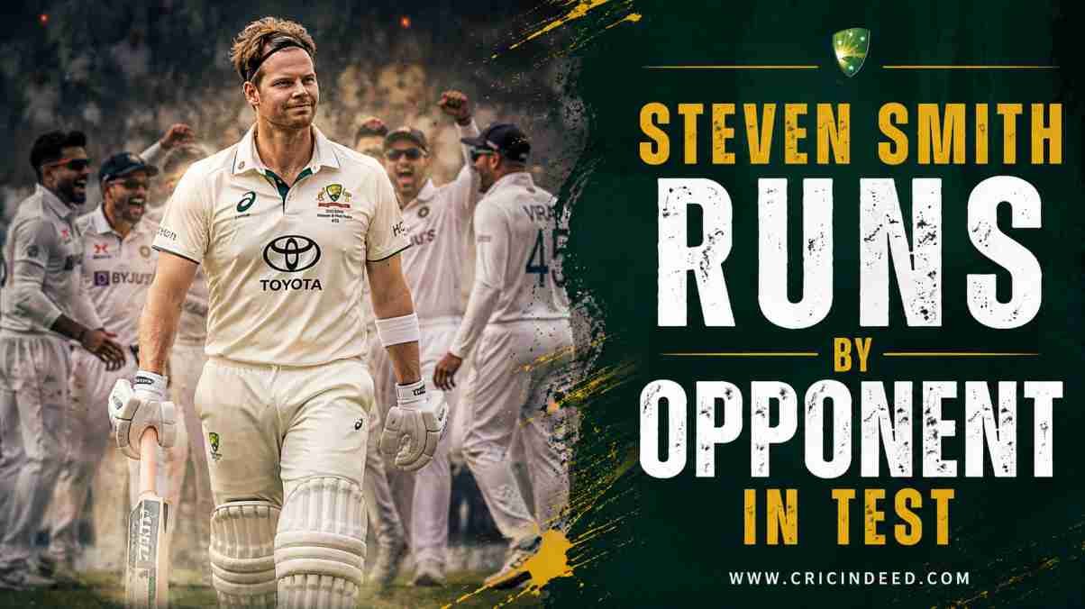 Steven Smith Runs by Opponent in Test
