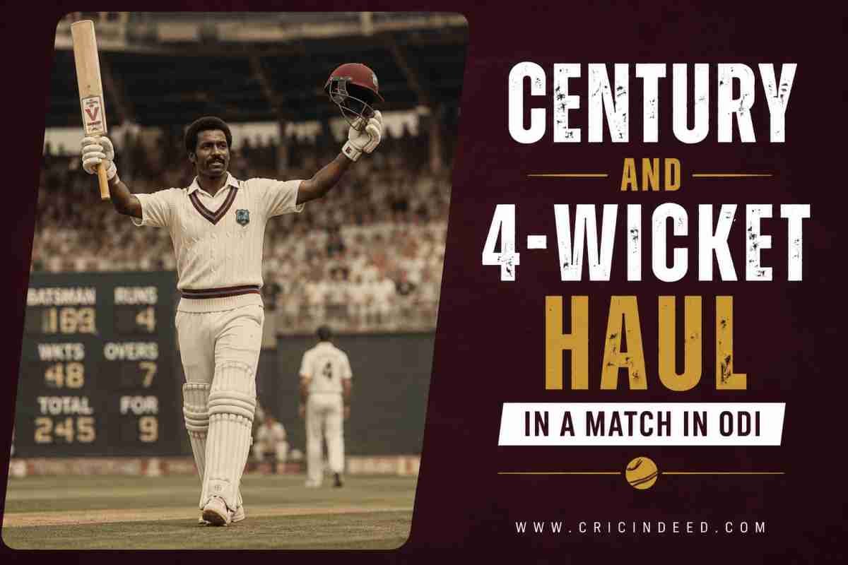 List: Century and 4-Wicket Haul in a Match in ODI