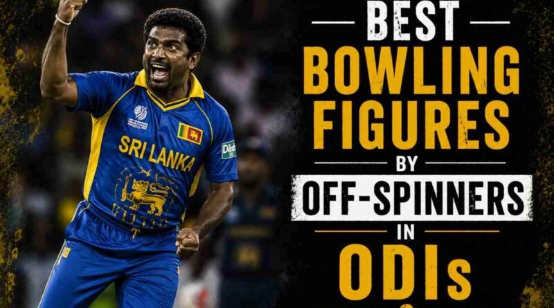 highest wickets in one odi match by an off spinner