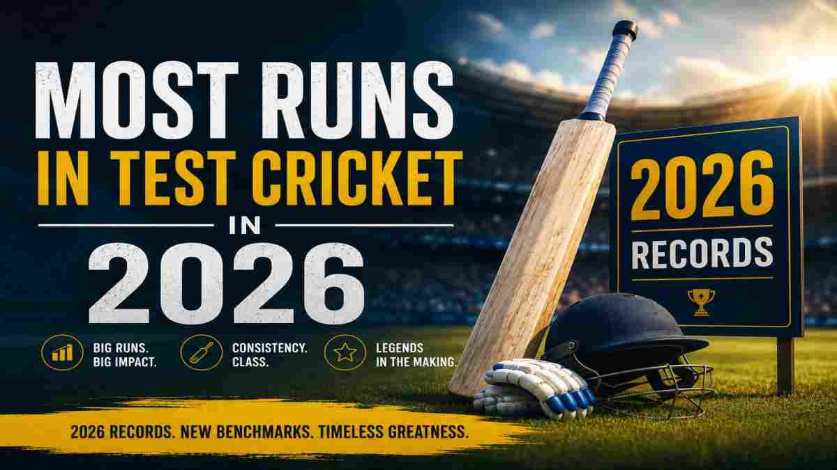 Most Runs in 2026 in Test