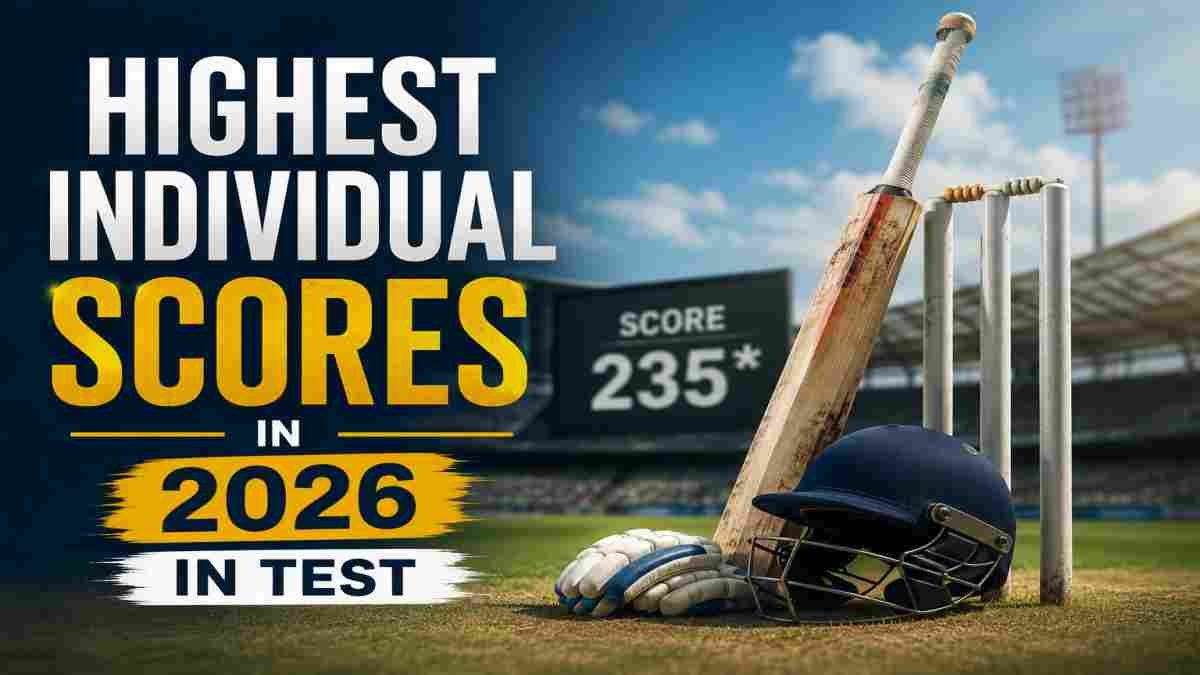 Highest Individual Scores in 2026 in Test