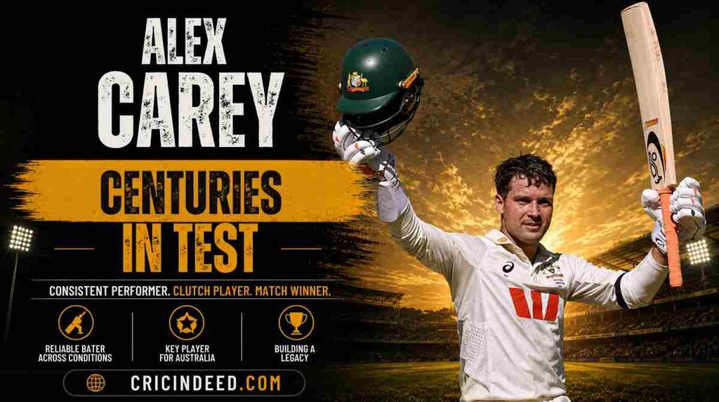 Alex Carey Test Centuries List