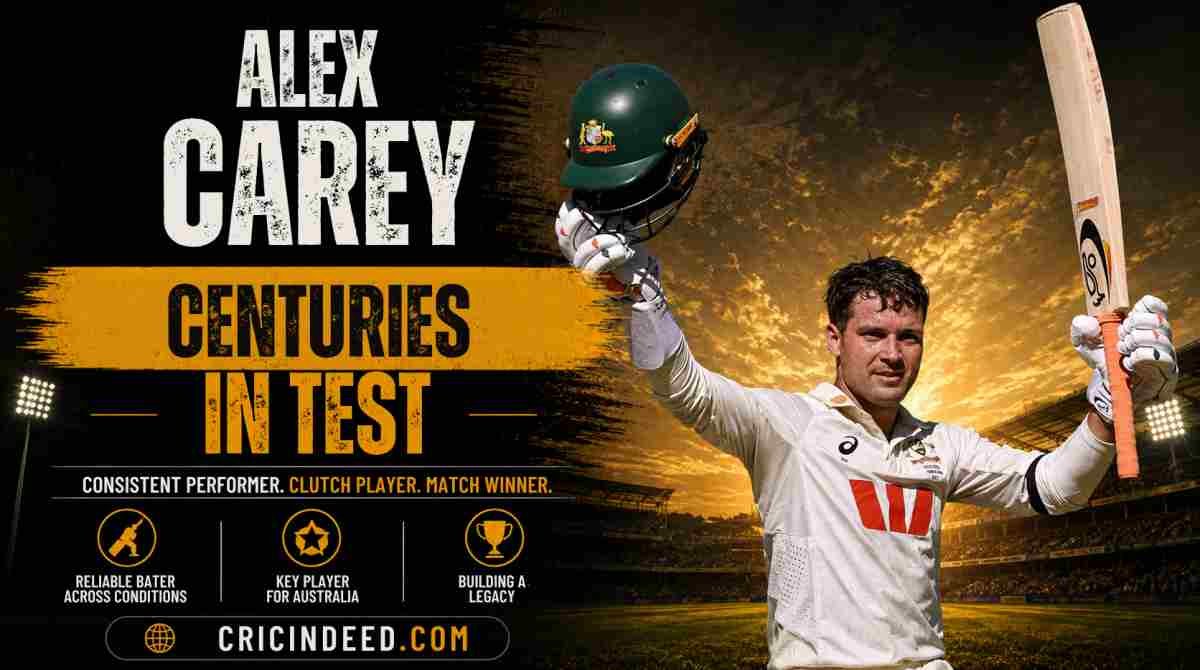 Alex Carey Test Centuries List