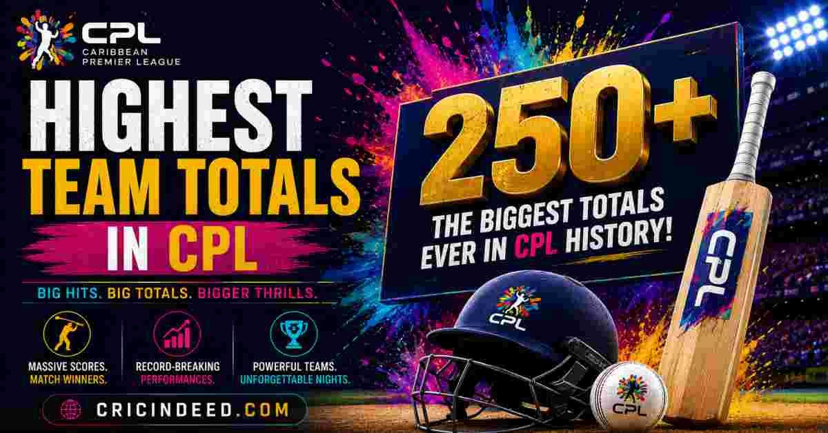 Highest Team Totals in CPL