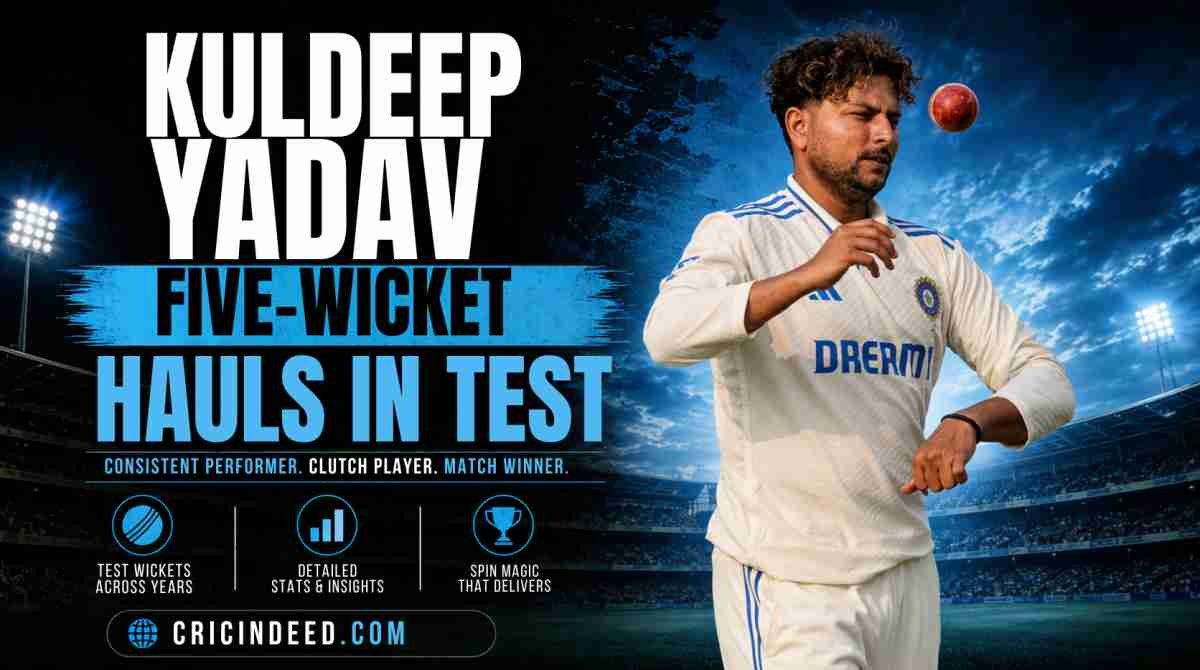 Kuldeep Yadav 5-Wicket Hauls in Test