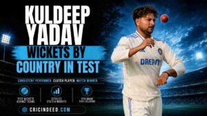 Kuldeep Yadav Wickets by Country in Test