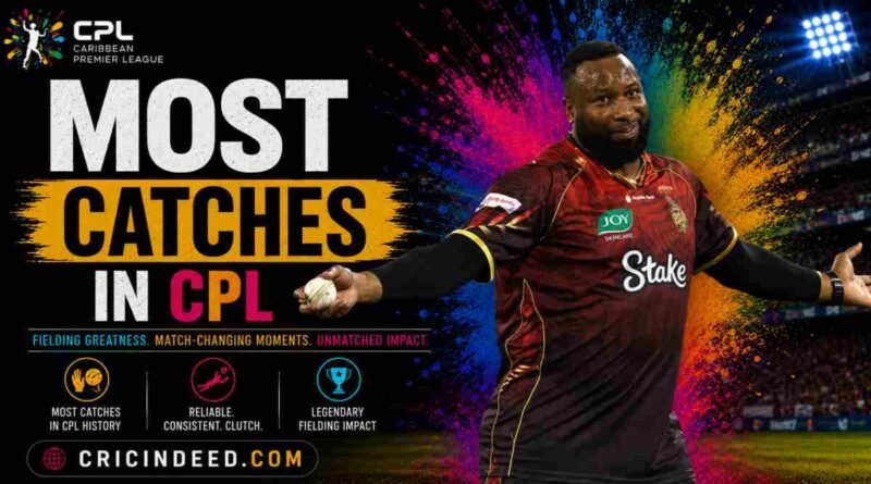 Most Catches in CPL Most Catches in CPL
