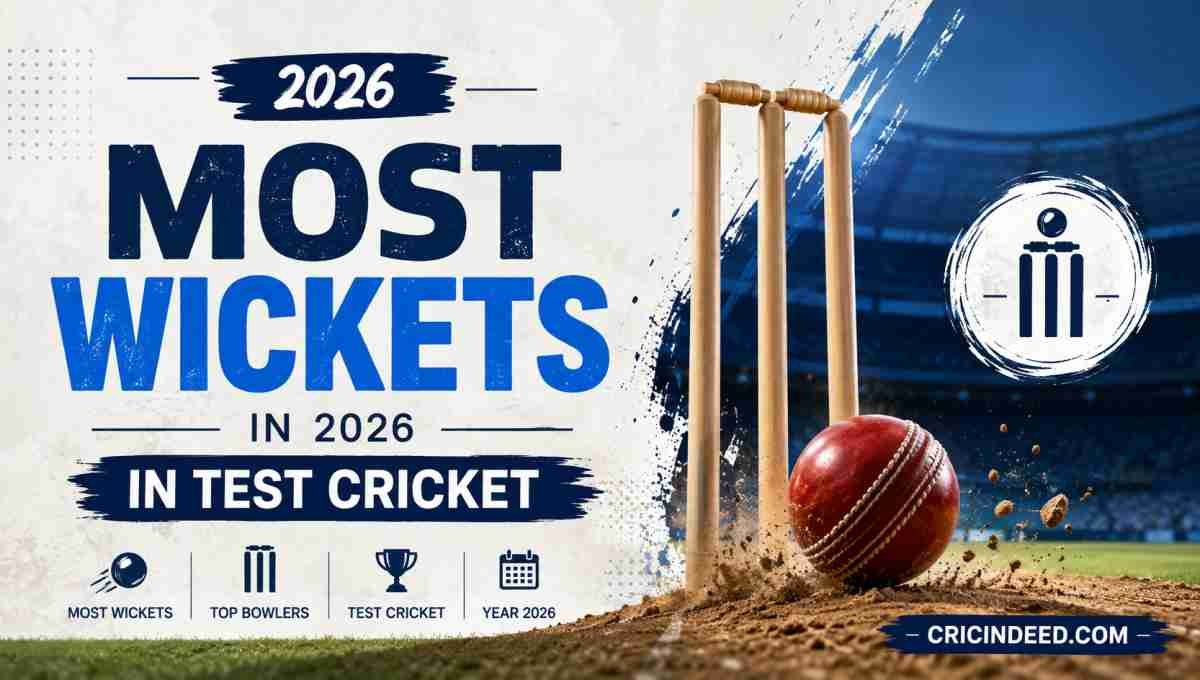 Most Wickets in 2026 in Test