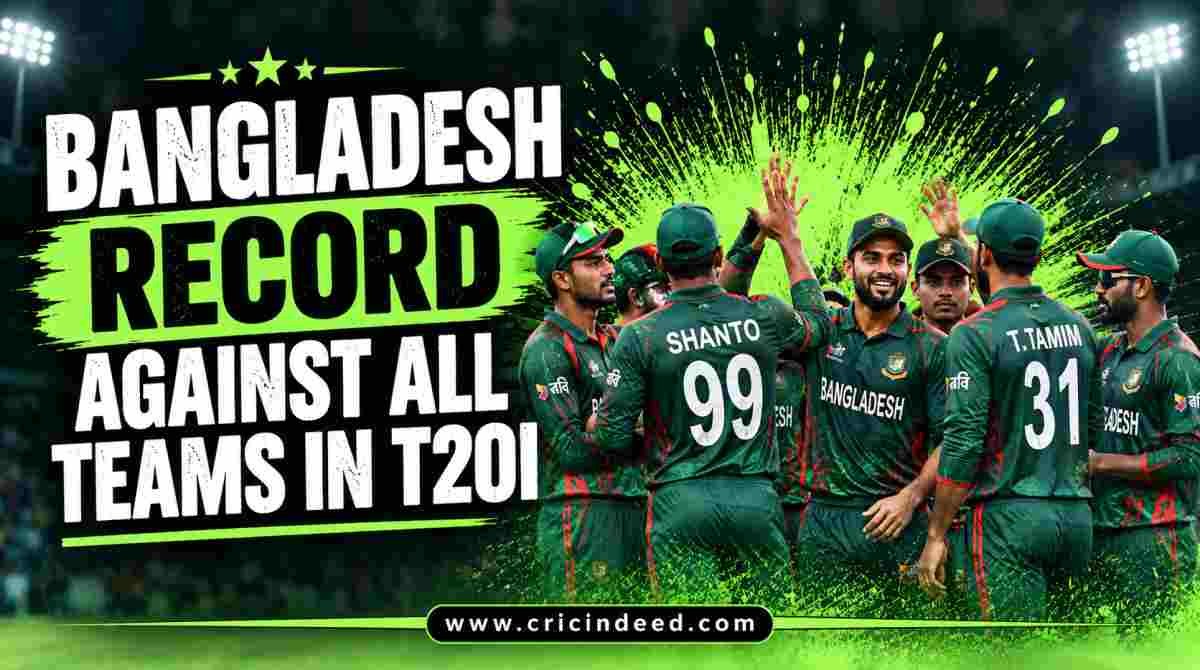 Bangladesh Record Against All Teams in T20I