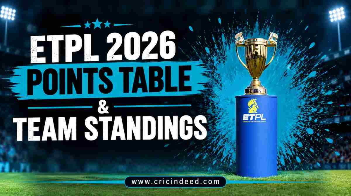 ETPL 2026 Points Table & Team Standings