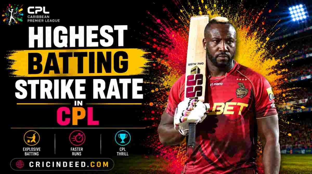 Highest Batting Strike Rate in CPL