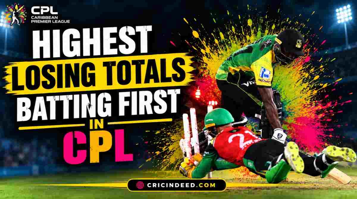 Highest Losing Totals Batting First in CPL