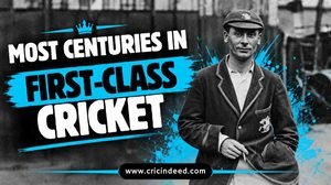Most Centuries in First-Class Cricket