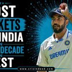 Most Wickets for India in 2020s Decade in Test