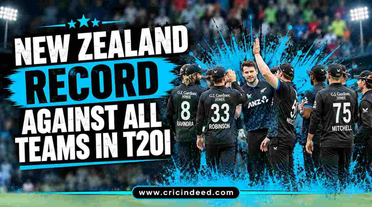 New Zealand Record Against All Teams in T20I