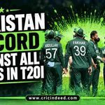 Pakistan Record Against All Teams in T20I