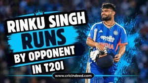 Rinku Singh Runs by Opponent in T20I