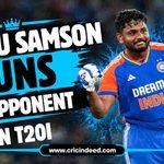 Sanju Samson Runs by Opponent in T20I