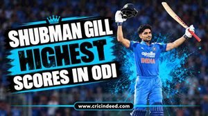 Shubman Gill Highest Scores in ODI