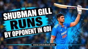 Shubman Gill Runs by Opponent in ODI