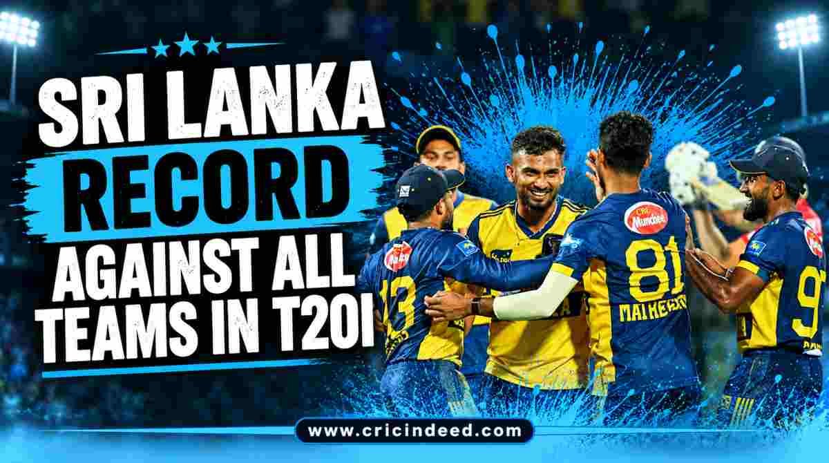Sri Lanka Record Against All Teams in T20I