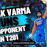 Tilak Varma Runs by Opponent in T20I
