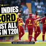 West Indies Record Against All Teams in T20I
