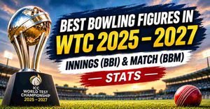 Best Bowling Figures in the ICC World Test Championship (WTC) 2025-2027