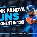 Hardik Pandya Runs by Opponent in T20I
