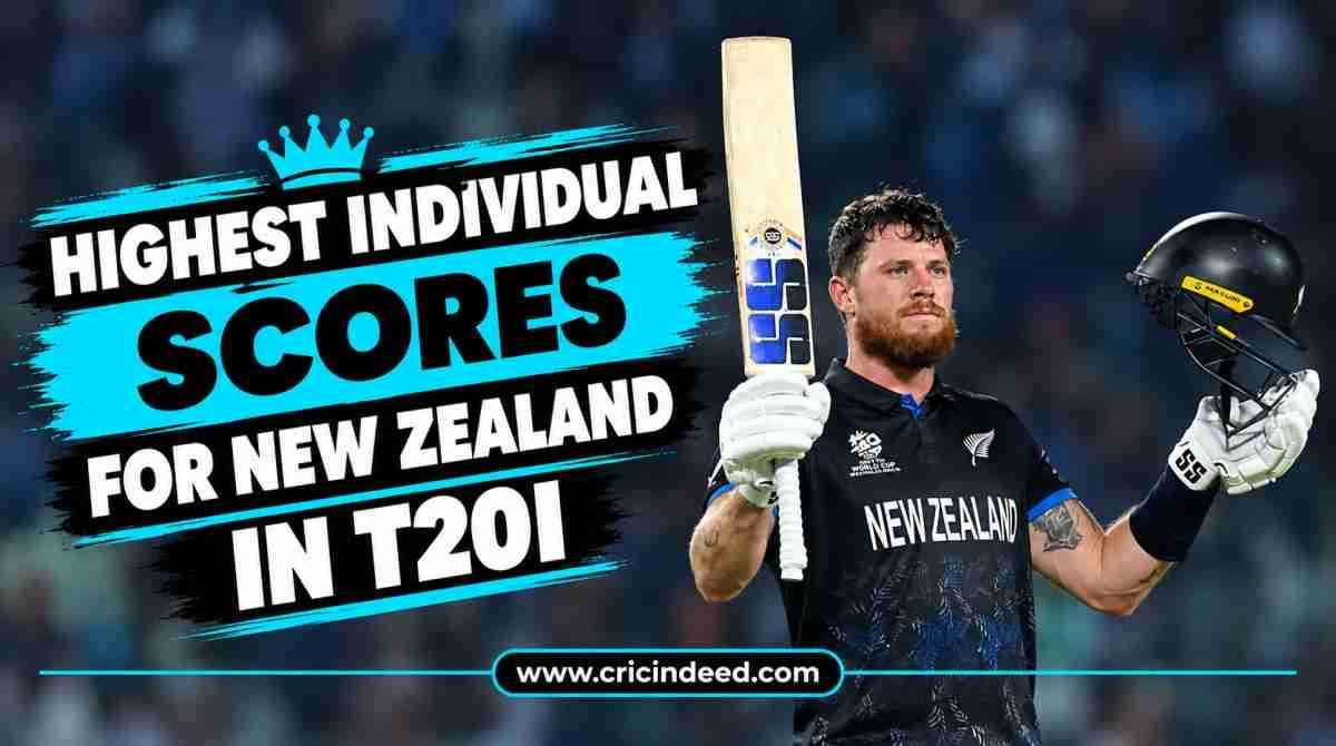 Highest Individual Scores for New Zealand in T20I