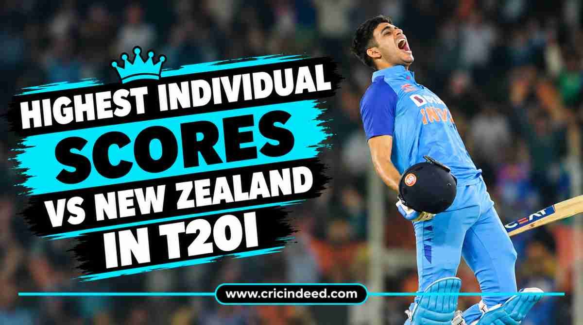 Highest Individual Scores vs New Zealand in T20I