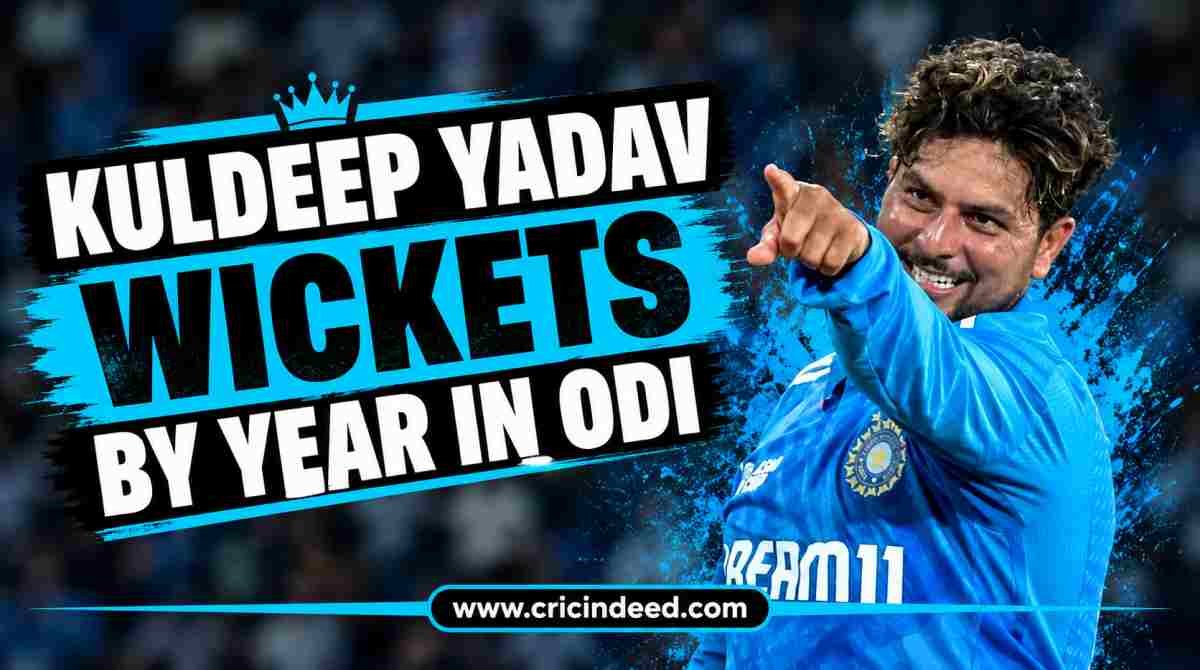 Kuldeep Yadav Wickets by Year in ODI