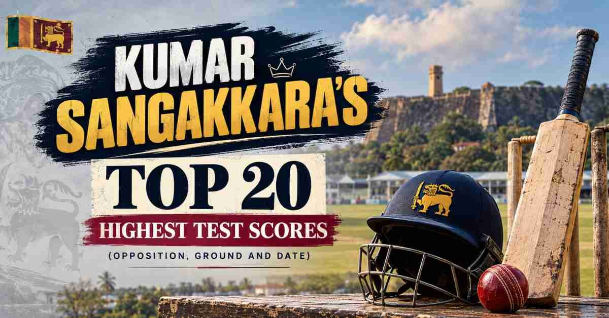 Kumar Sangakkara Highest Scores in Test