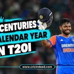 Most Centuries in a Calendar Year in T20I