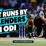 Most Runs by Tailenders (8-11) in ODI
