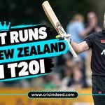 Most Runs for New Zealand in T20I