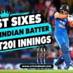 Most Sixes by an Indian Batter in a T20I Innings