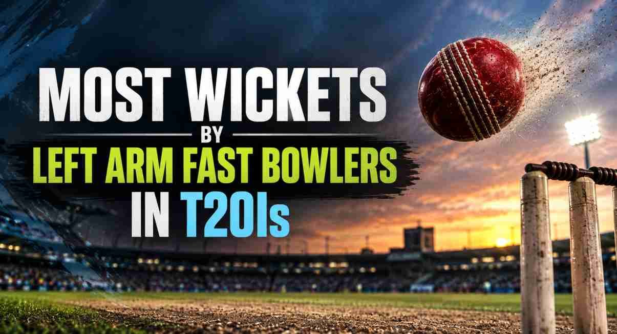 Most Wickets by Left Arm Fast Bowlers in T20I