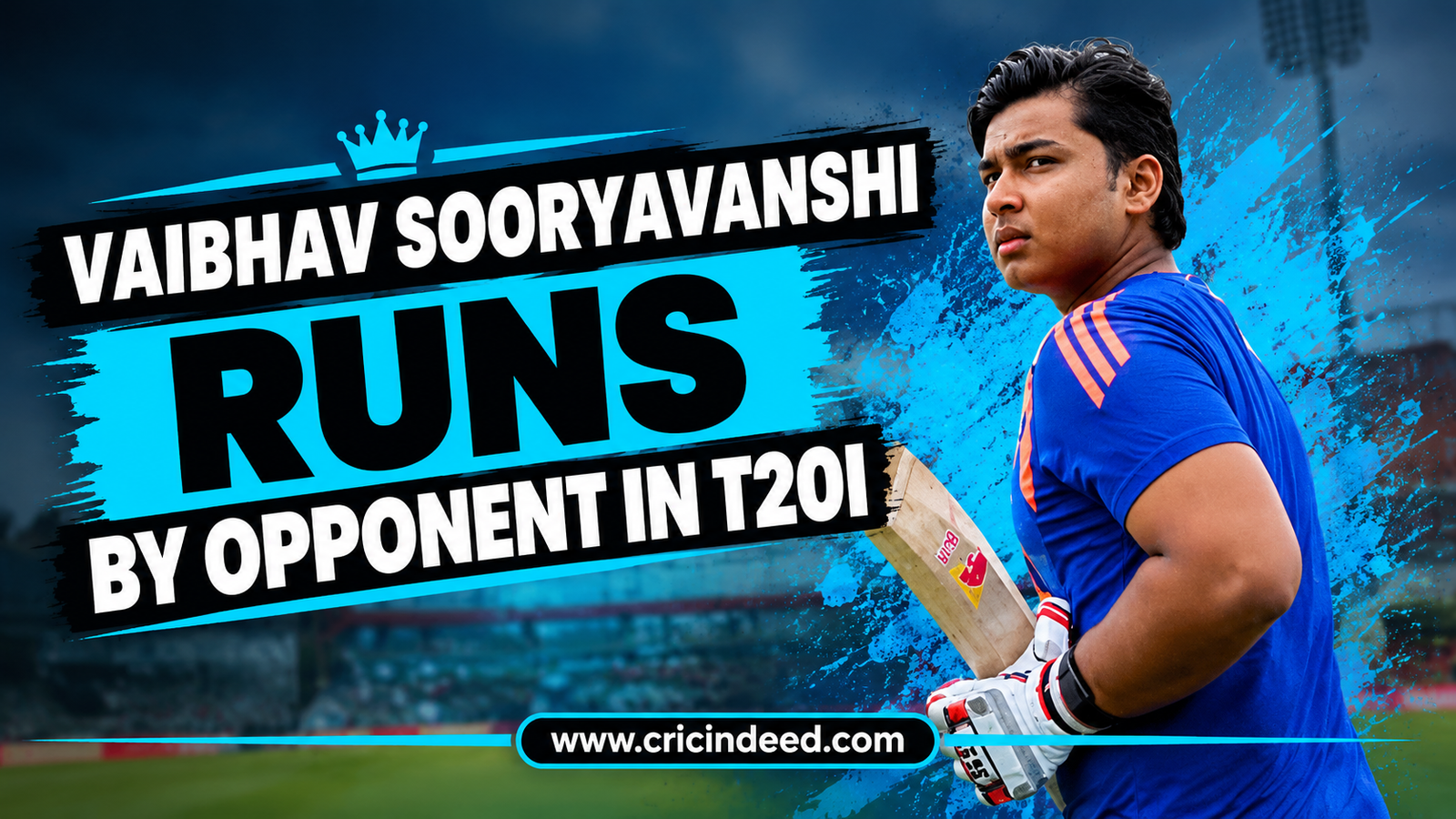 Vaibhav Sooryavanshi Runs by Opponent in T20I